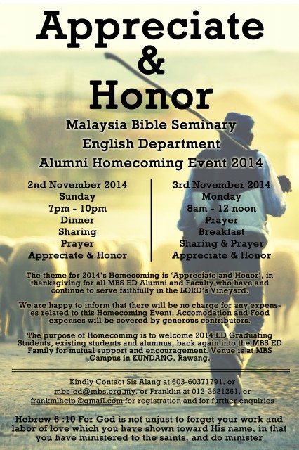 Homecoming Event 2014